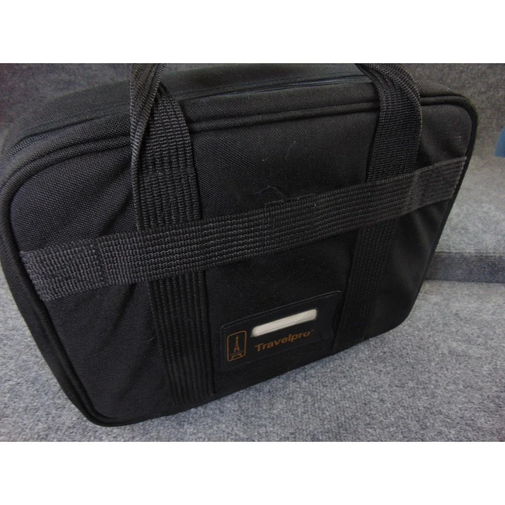 Travelpro Attachables Mens B4 Black Solid Organizer Briefcase Work Travel Bag